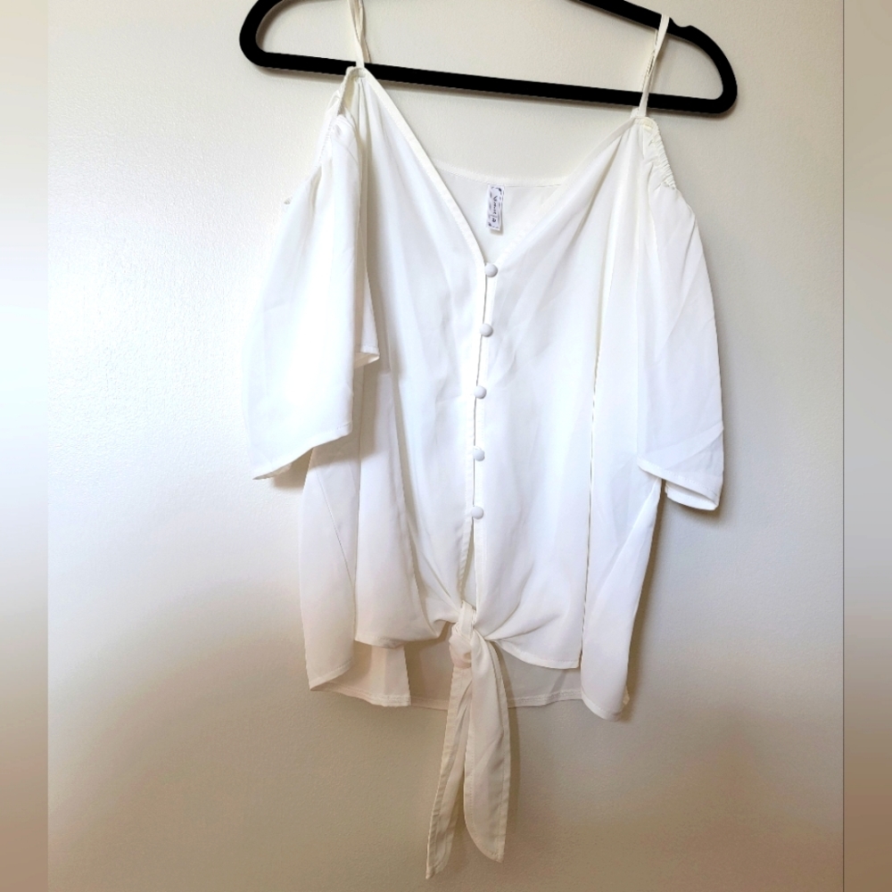 White button shirt